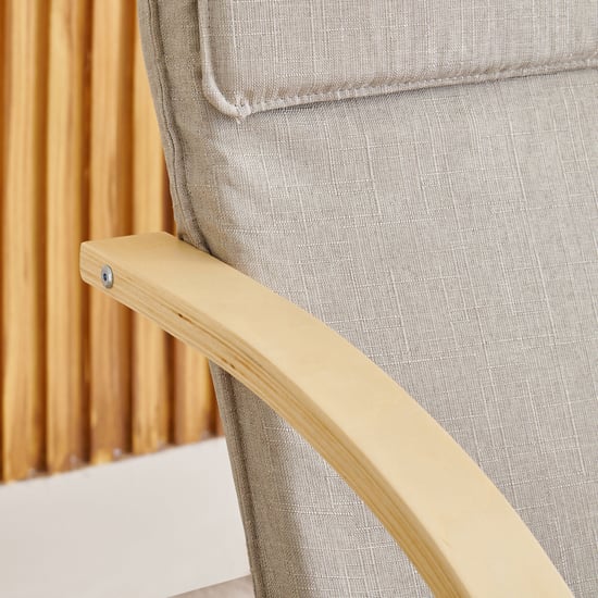 Paulo Fabric Accent Chair - Beige