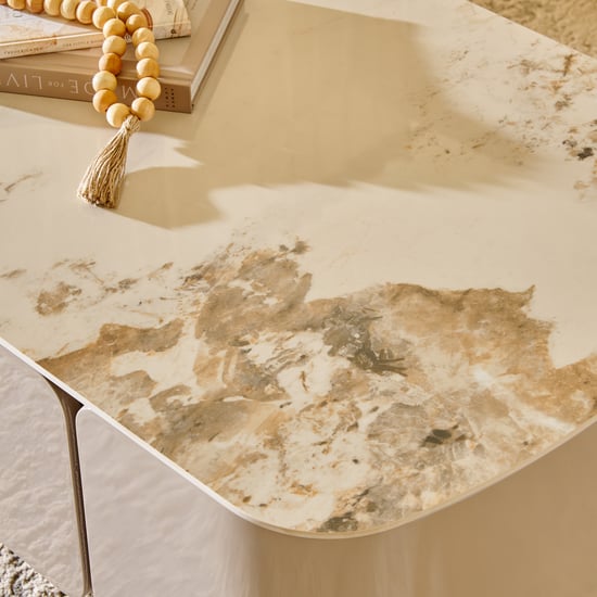 Gilly Sintered Stone Top Coffee Table - Beige