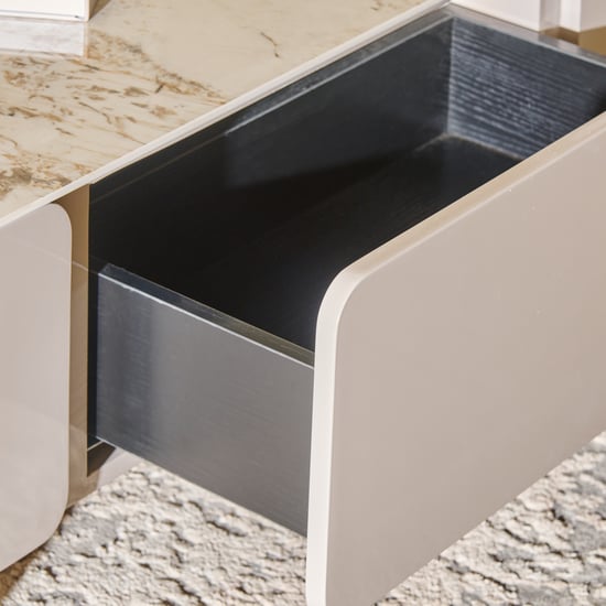 Gilly Sintered Stone Top Coffee Table - Beige