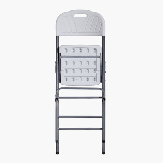 Helios Ash Outdoor Folding Chair - Grey