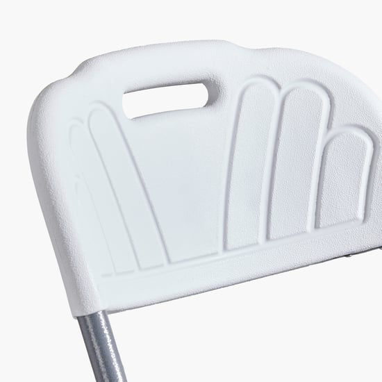 Helios Ash Outdoor Folding Chair - Grey