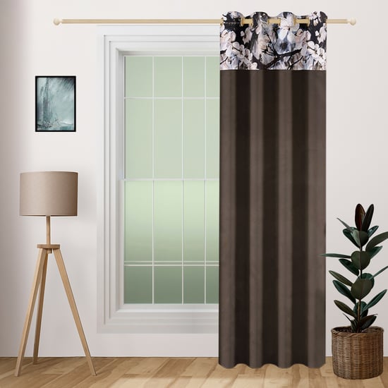 SWAYAM 1Pc Printed Blackout Door Curtain