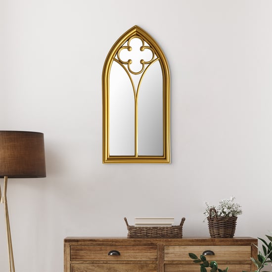 Corsica Reflection Jharokha Decorative Wall Mirror - 35x2.5x70cm