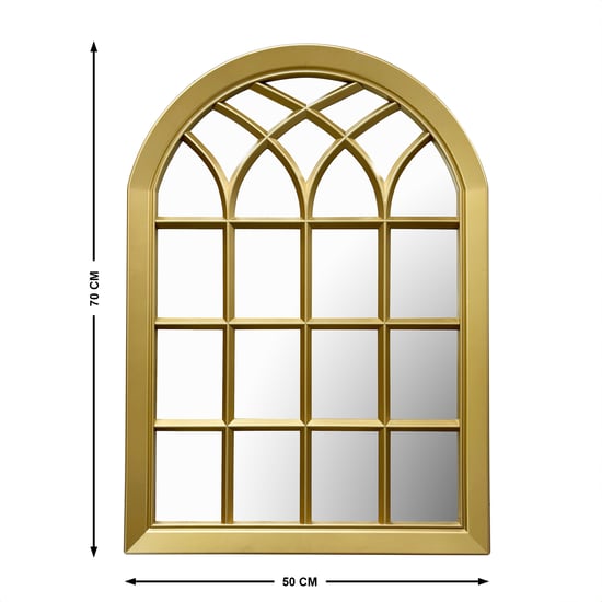 Corsica Reflection Jharokha Wall Mirror - 50x70cm