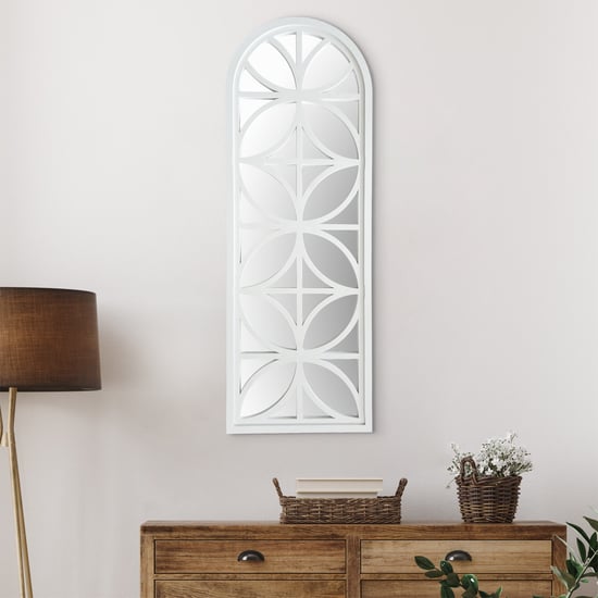 Corsica Reflection Jharokha Decorative Wall Mirror - 38x102.5cm