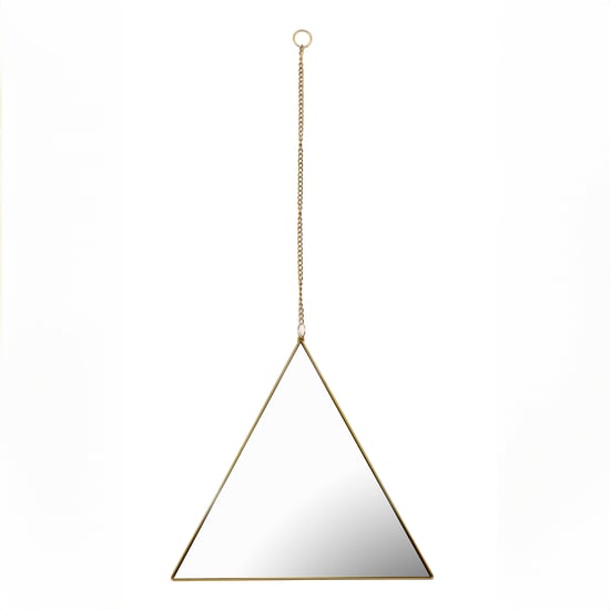 Corsica Reflection Karol Set of 3 Triangle Decorative Hanging Mirrors - 25x22.5cm