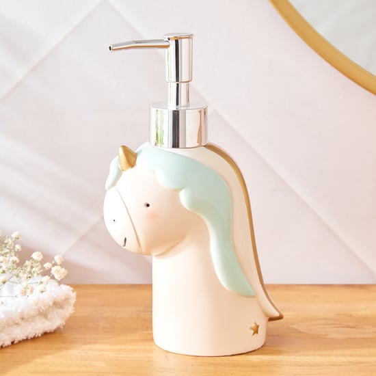 Corsica Slate Kids Polyresin Unicorn Soap Dispenser - 250ml