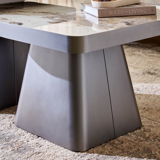 Aspire Ceramic Top Coffee Table - Grey