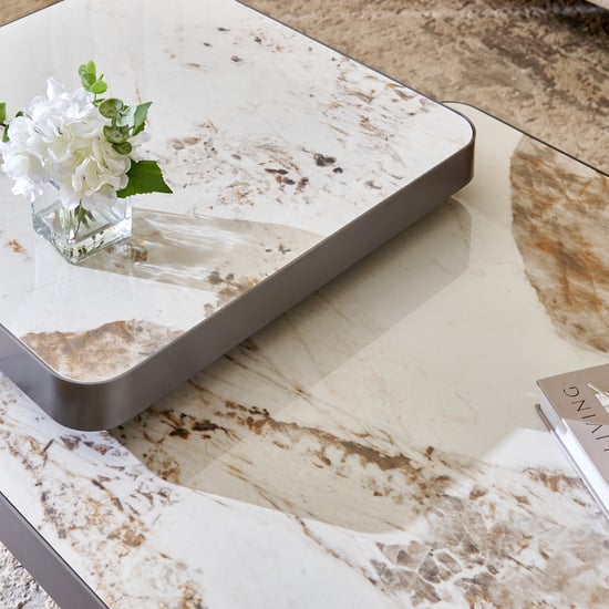 Aspire Ceramic Top Coffee Table - Grey