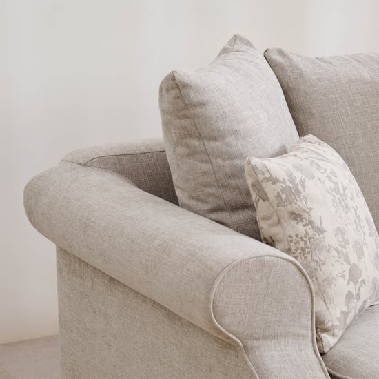 Botanical NXT Fabric 3+2 Seater Sofa Set with Wing Chair - Grey