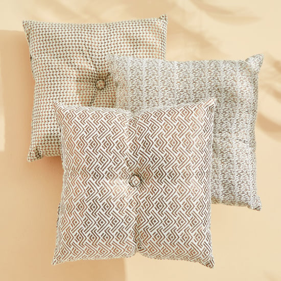 Dazzle Set of 3 Jacquard Filled Cushions - 28x28cm