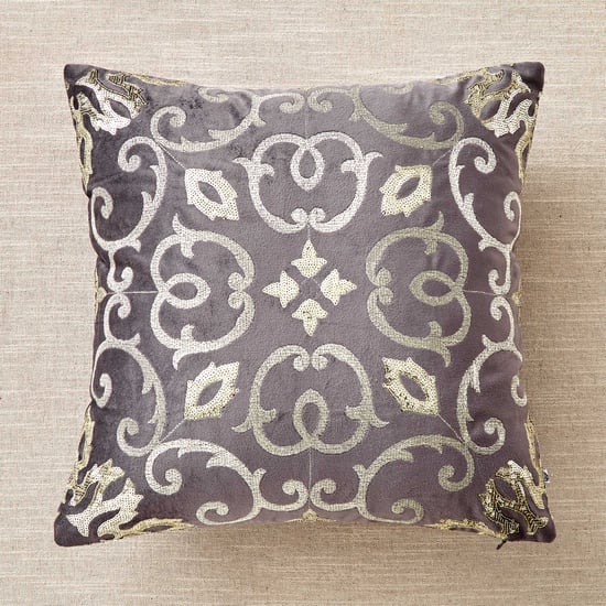 Endura Embroidered Cushion Cover - 40x40cm