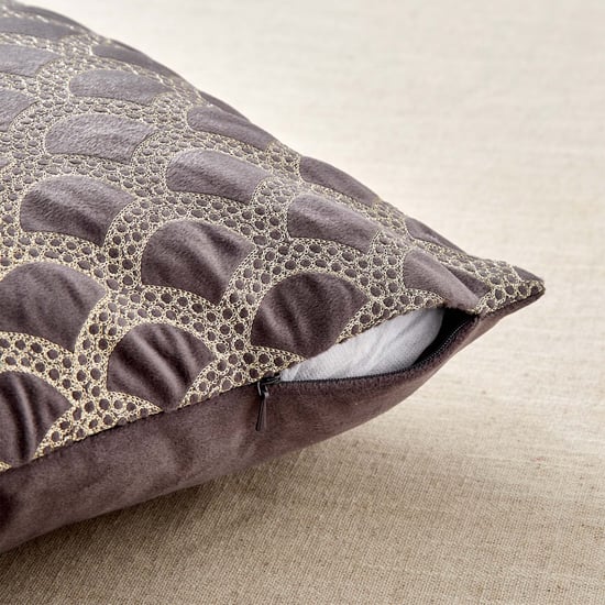Endura Jali Embroidered Cushion Cover - 40x40cm