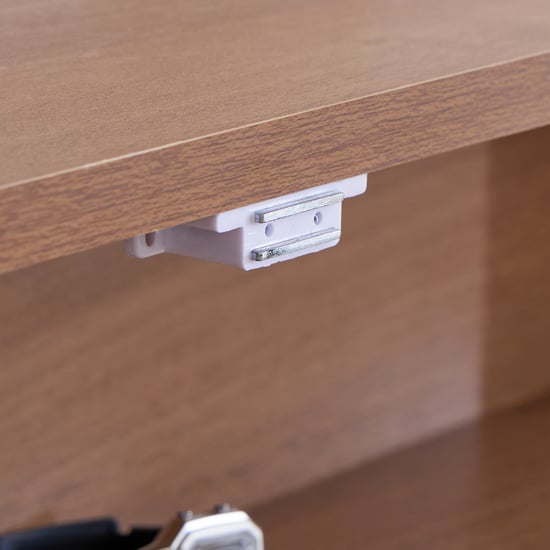 Samuel Queen Bed with Hydraulic Storage - Brown
