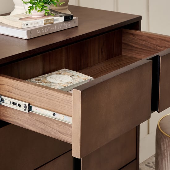 My Bed Denise Chest of 5 Drawers - Walnut