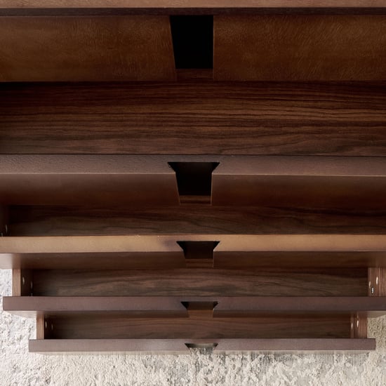 My Bed Denise Chest of 5 Drawers - Walnut