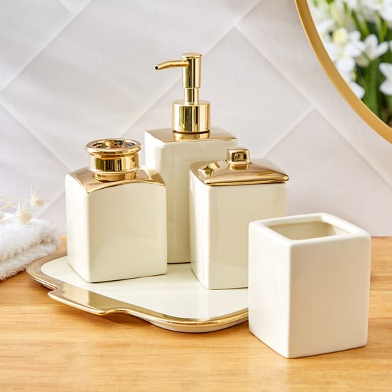 Monique Mystique 5Pcs Ceramic Bathroom Set