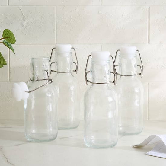 Corsica Shane Set of 4 Glass Bottles - 250ml