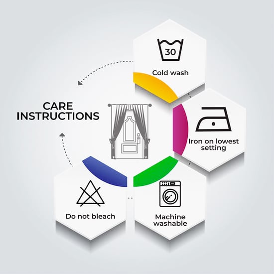 DECO WINDOW Premium Set of 2 Embroidered Sheer Window Curtains