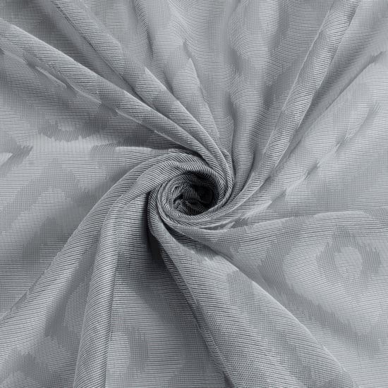 DECO WINDOW Premium Set of 2 Ikkat Print Sheer Door Curtains