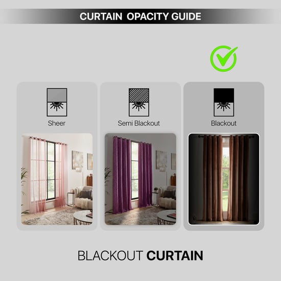 DECO WINDOW Wild Mushroom Set of 2 Blackout Window Curtains