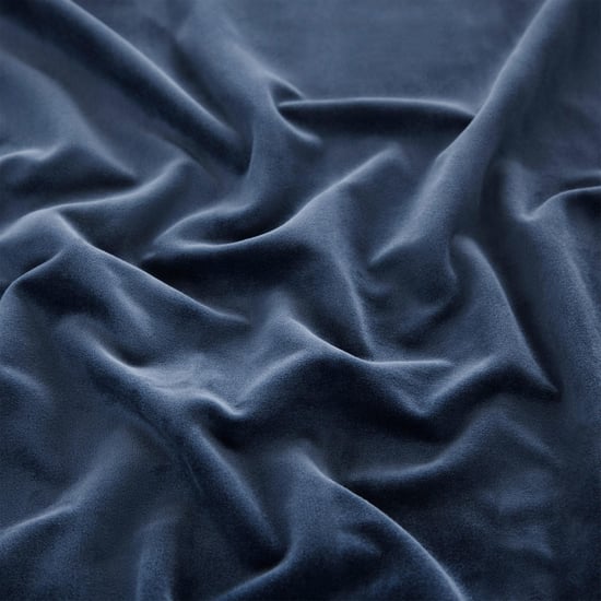 DECO WINDOW Antarctica Blue Set of 2 Blackout Door Curtains