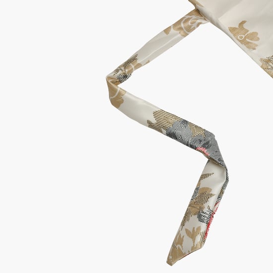 SWAYAM Zinnia 1Pc Floral Print Room Darkening Door Curtain