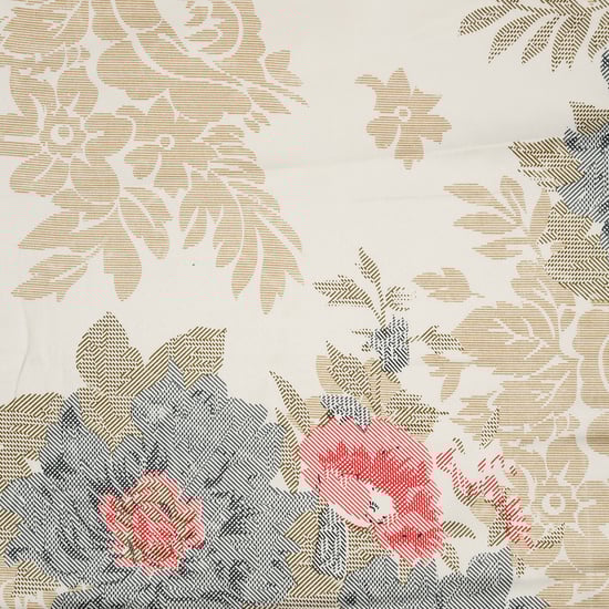 SWAYAM Zinnia 1Pc Floral Print Room Darkening Door Curtain