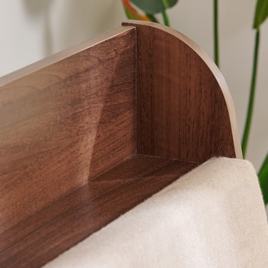 Leon James Queen Bed with Hydraulic Storage - Brown