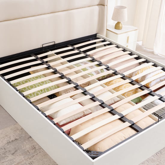 Senorita Elena King Bed with Hydarulic Storage - Cream