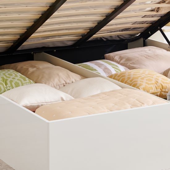 Senorita Elena King Bed with Hydarulic Storage - Cream