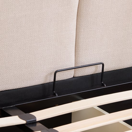 Senorite Shyla Queen Bed with Hydraulic Storage - Cream