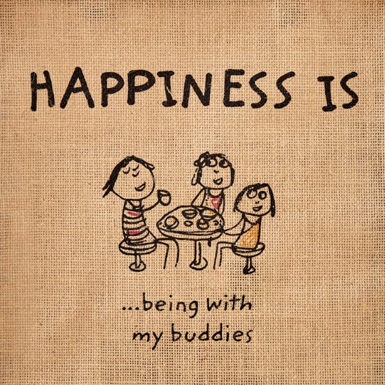 Livia Zest Jute Happiness Is Print Lunch Bag