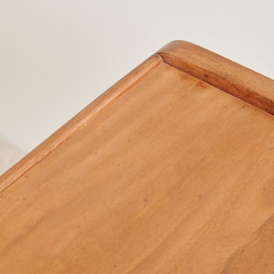 Amanda Solid Wood End Table - Wanlut | Walnut