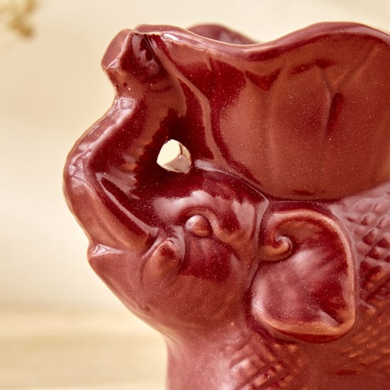 Garnet Serene Ceramic Elephant Oil Burner