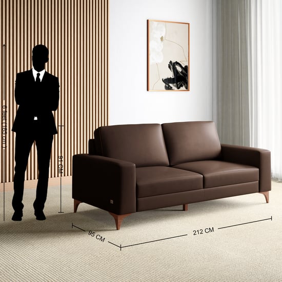 Quebec NXT Faux Leather 3-Seater Sofa - Customized Furniture