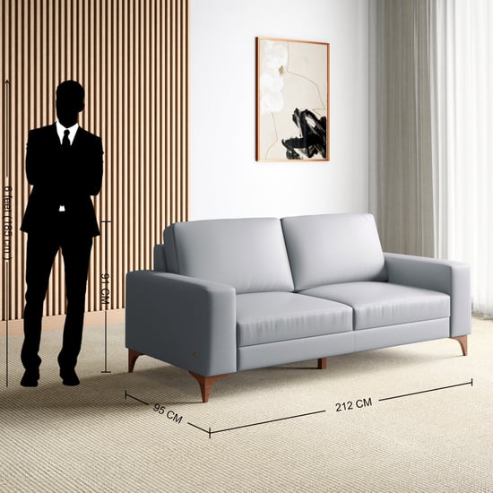 Quebec NXT Faux Leather 3-Seater Sofa - Customized Furniture