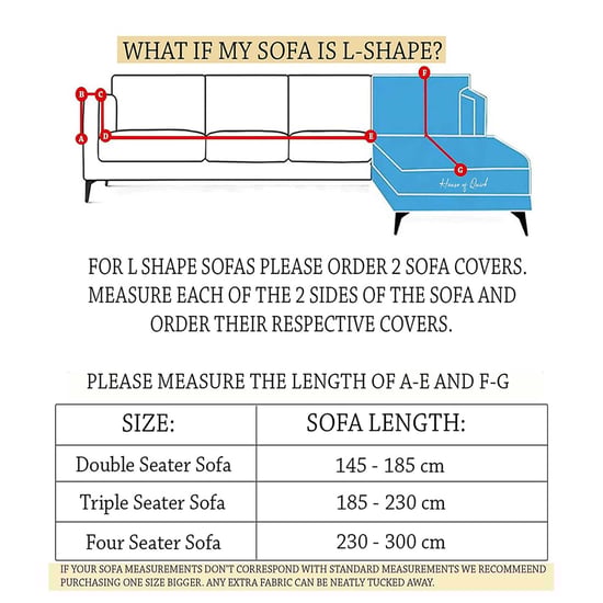 CORTINA Jacquard 3-Seater Sofa Cover