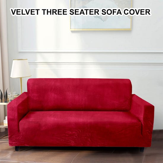 CORTINA Velvet 3-Seater Sofa Cover