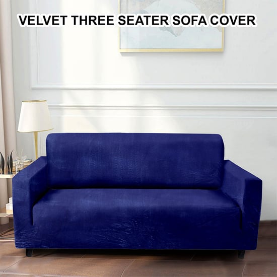 CORTINA Velvet 3-Seater Sofa Cover