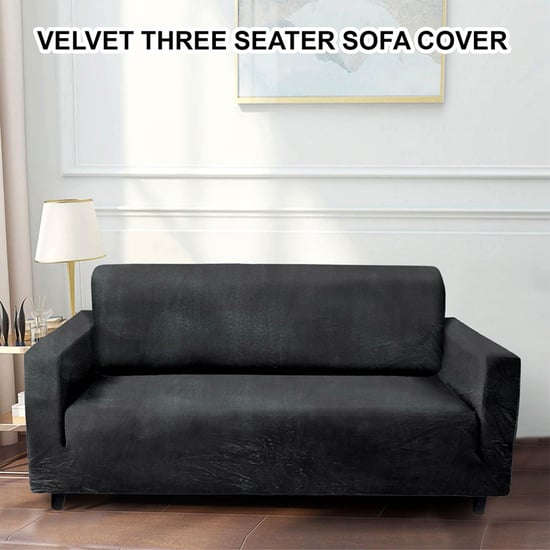 CORTINA Velvet 3-Seater Sofa Cover