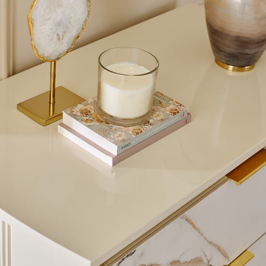 Modern Radiance Chest of 4 Drawers - Cream