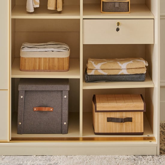 Modern Radiance 2-Door Sliding Wardrobe with Mirrors - Cream