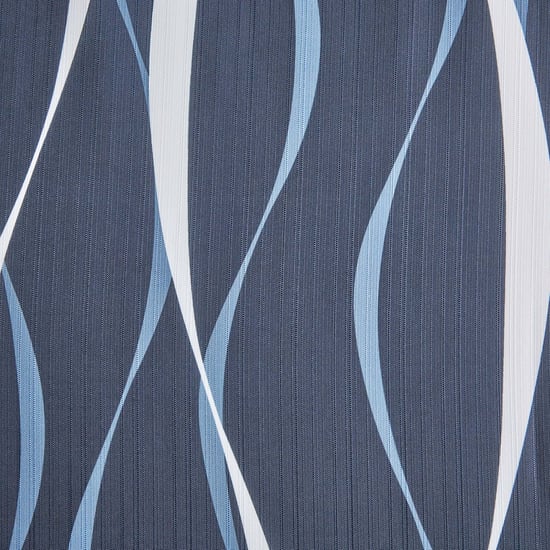 Richmond Coral Printed Shower Curtain with Hooks - 210x180cm