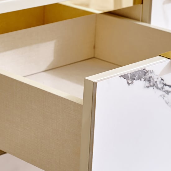 Modern Radiance TV Unit - Cream