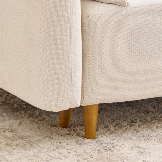 Georgia Fabric 3-Seater Sofa Bed - Beige