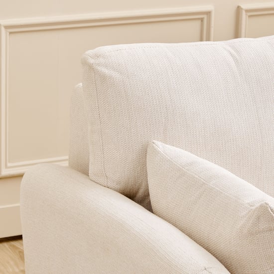 Georgia Fabric 3-Seater Sofa Bed - Beige