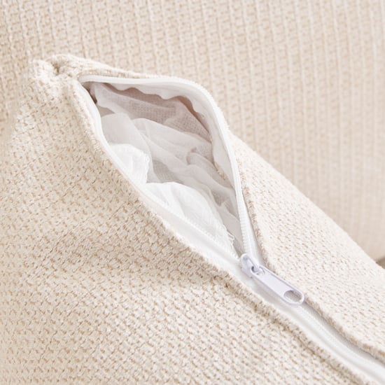 Georgia Fabric 3-Seater Sofa Bed - Beige