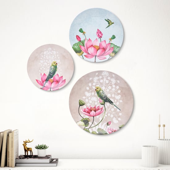 Artesia Regalo Melamine Set of 3 Wall Plates