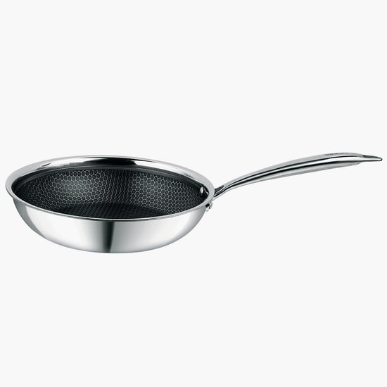 VINOD Platinum Triply Stainless Steel SAS Pro Fry Pan - 20 cm